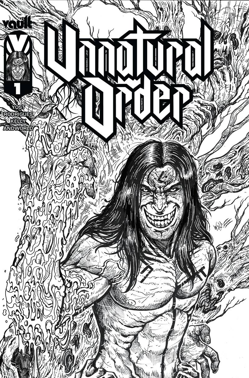 UNNATURAL ORDER #1 MARIA WOLF B&W VARIANT