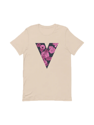 Vault Comics Floral Logo Tee